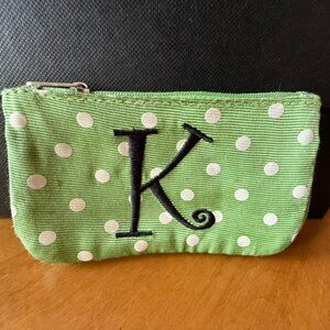 Monogram Initial Coin Purse - ID Holder